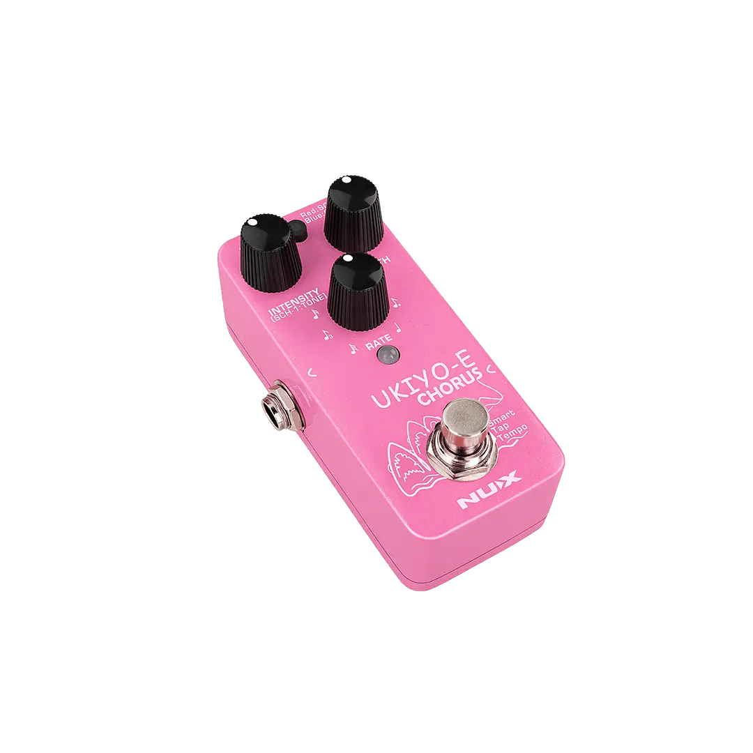 Nux Ukiyo-E Chorus - Pedal de guitarra | UKIYO-E CHORUS (NCH-4) es un mini pedal de chorus con 3 modelos de chorus diferentes, incluidos ST Chorus, SCH-1 y CE-1. Puede cambiar los modelos tocando el interruptor de toque. El coro analógico de la vieja escu