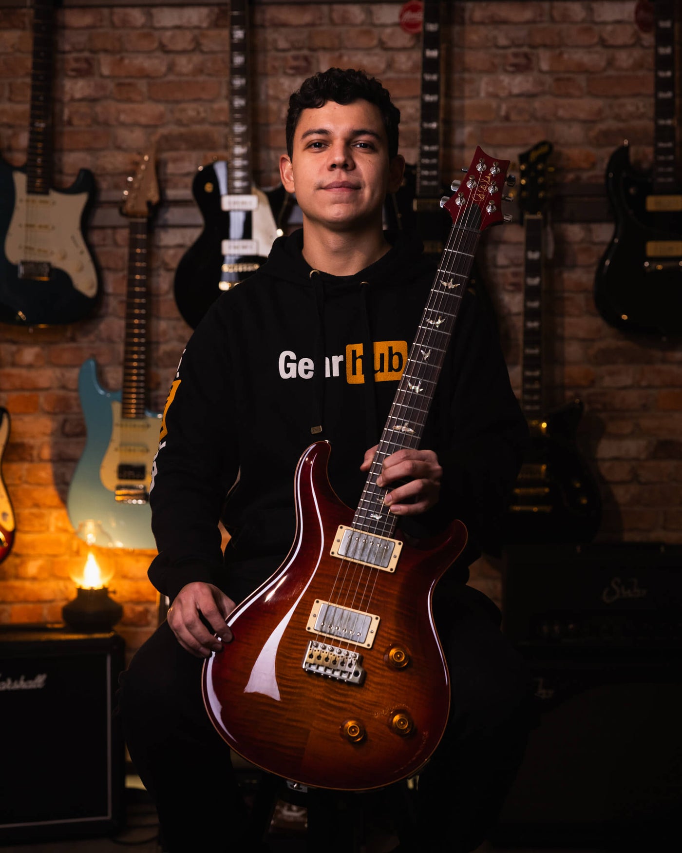 PRS Custom 22 10 Top Cherry Sunburst 2002 - Guitarra Eléctrica