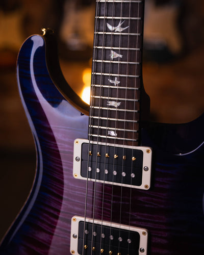 PRS Custom 24 10 Top Violet Blue Burst 2019 - Guitarra Eléctrica