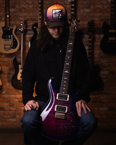 PRS Custom 24 10 Top Violet Blue Burst 2019 - Guitarra Eléctrica