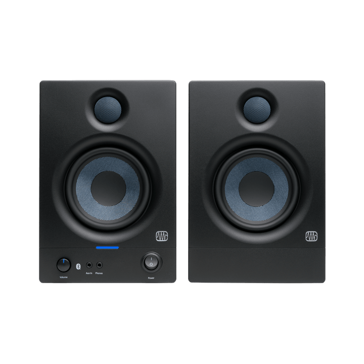 Presonus Eris E4.5BT - Monitores de Estudio Bluetooth (2da generación) | Monitores de estudio activos de 4.5" de referencia (par), entradas auxiliares, Bluetooth y controles de ajuste acústico. Sistema de altavoces Tipo de monitor: Activo, de campo cercan