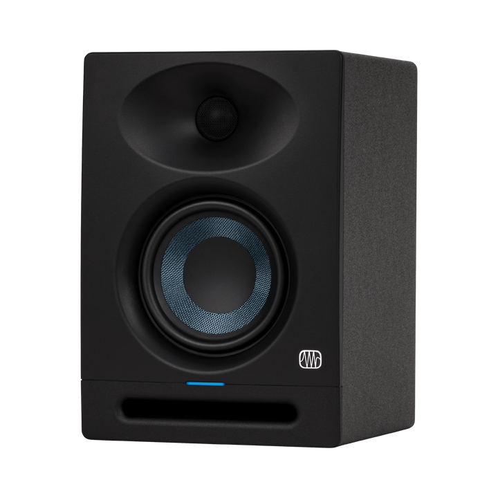 Presonus Eris ST4 - Monitor de Estudio Activo 4.5" | Monitor de estudio activo de 4,5" con diseño de dos vías y guía de onda EBM para una imagen estéreo precisa. Ofrece 50 W de potencia total y una respuesta en frecuencia de 55 Hz a 20 kHz. Incorpora cont