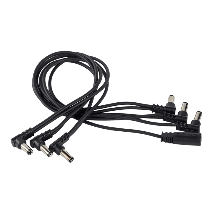 Cable de Energía Rockboard DC6 Angulado | Cable para conexión en cadena RockBoard, 6 salidas, en ángulo. Los cables de alimentación RockBoard Flat Daisy Chain son cables de alimentación de alta calidad para pedales de efectos y se desarrollaron a partir d