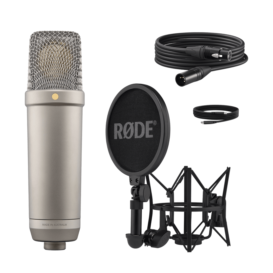 Rode NT1 5th Generation Silver - Micrófono condensador de estudio, XLR-USBC | El NT1 de 5ª Generación es un revolucionario micrófono de condensador para estudio que fusiona el sonido clásico del icónico NT1 con la tecnología más avanzada de última generac