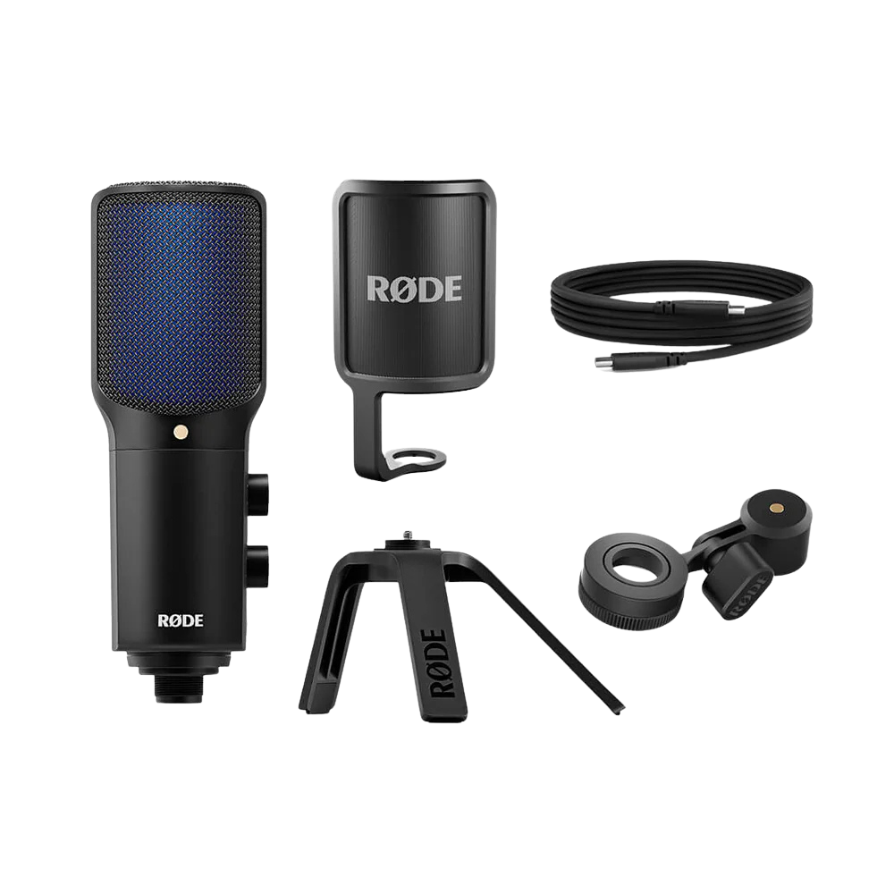 Rode NT-USB+ - Micrófono USB | El NT-USB+ es un micrófono USB profesional que hace que la captura de sonido con calidad de estudio sea supersencilla. Basándose en el legado del legendario NT-USB con características de última generación, destaca en una amp