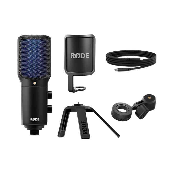 Rode NT-USB+ - Micrófono USB | El NT-USB+ es un micrófono USB profesional que hace que la captura de sonido con calidad de estudio sea supersencilla. Basándose en el legado del legendario NT-USB con características de última generación, destaca en una amp