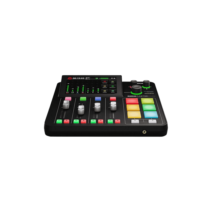 Rode Rodecaster Duo - Estudio de Producción de Audio Integrado | El RØDECaster Duo es la solución de audio compacta definitiva para podcasters y creadores de contenido. Combinando características revolucionarias con una calidad de sonido superior, una per