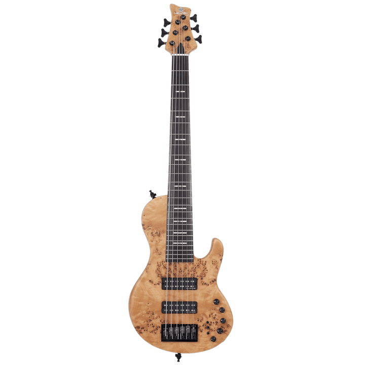 Sire F10-6 Poplar Burl - Bajo Eléctrico | F10 es el nuevo modelo de bajo de gama alta de Sire, elaborado exclusivamente con maderas y piezas de primera calidad que incluyen top de Buckeye Burl. Creado siguiendo las peticiones y consejos de numerosos artis