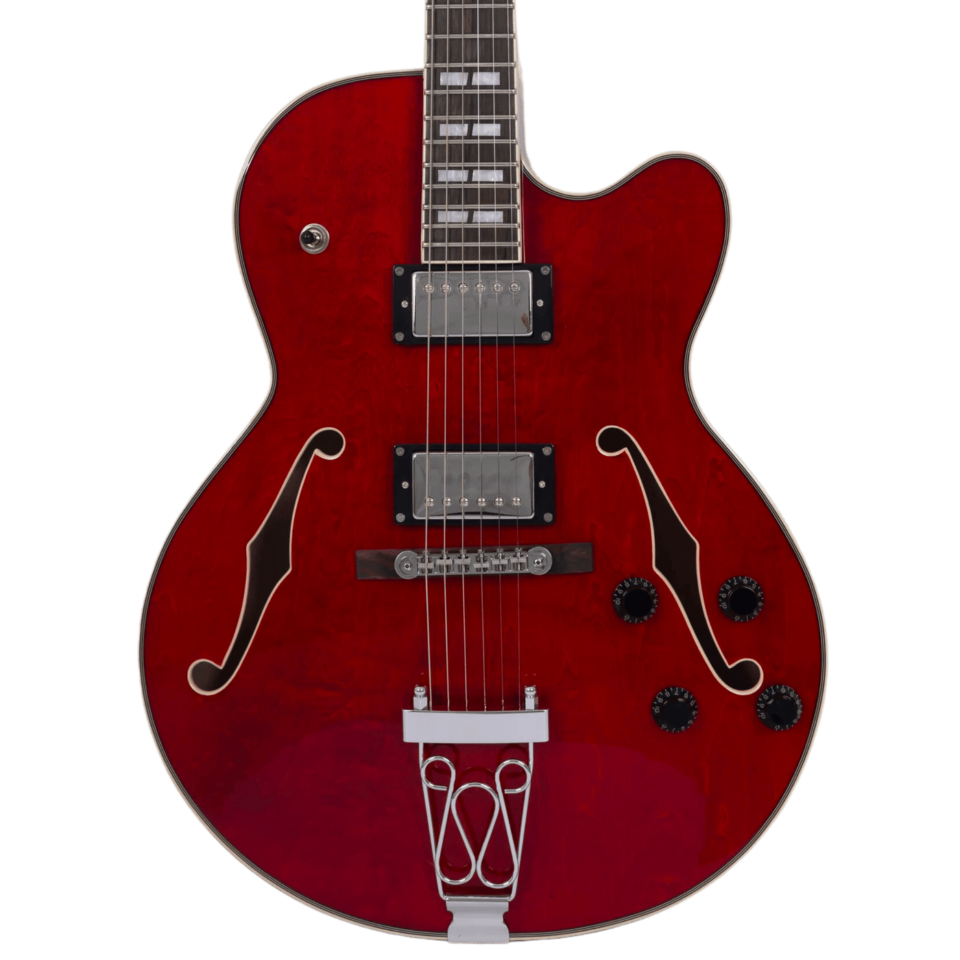 Sire H7 F See Trough Red - Guitarra Eléctrica