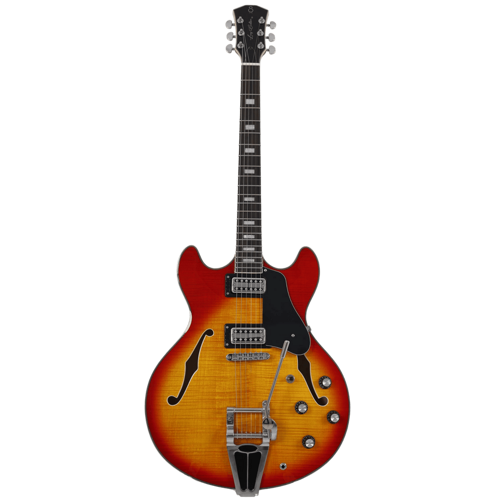 Sire H7 T Cherry Sunburst - Guitarra Eléctrica | La Guitarra Sire H7 fue diseñada según las especificaciones y preferencias exactas de su homónimo. Este modelo incorpora una unidad de trémolo al H7, atendiendo a aquellos que necesitan ese efecto en el pop