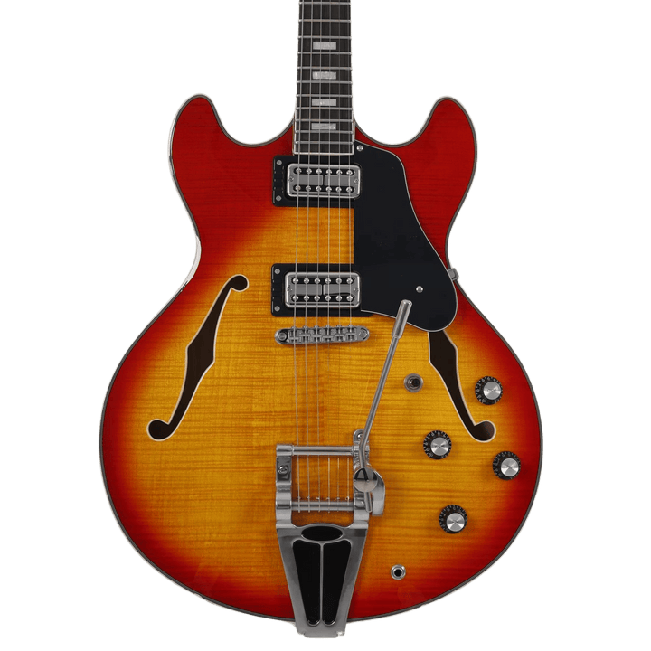 Sire H7 T Cherry Sunburst - Guitarra Eléctrica | La Guitarra Sire H7 fue diseñada según las especificaciones y preferencias exactas de su homónimo. Este modelo incorpora una unidad de trémolo al H7, atendiendo a aquellos que necesitan ese efecto en el pop