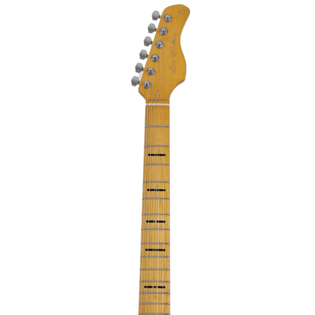 Sire J5 Surf Green Metallic - Guitarra eléctrica | Una versión de nivel superior de la J3, esta vez equipada con un cuerpo de alder y un diapasón de ébano o Hard Maple. Esta combinación ofrece un aspecto vintage, mostrando un perfil de sonido bien enfocad