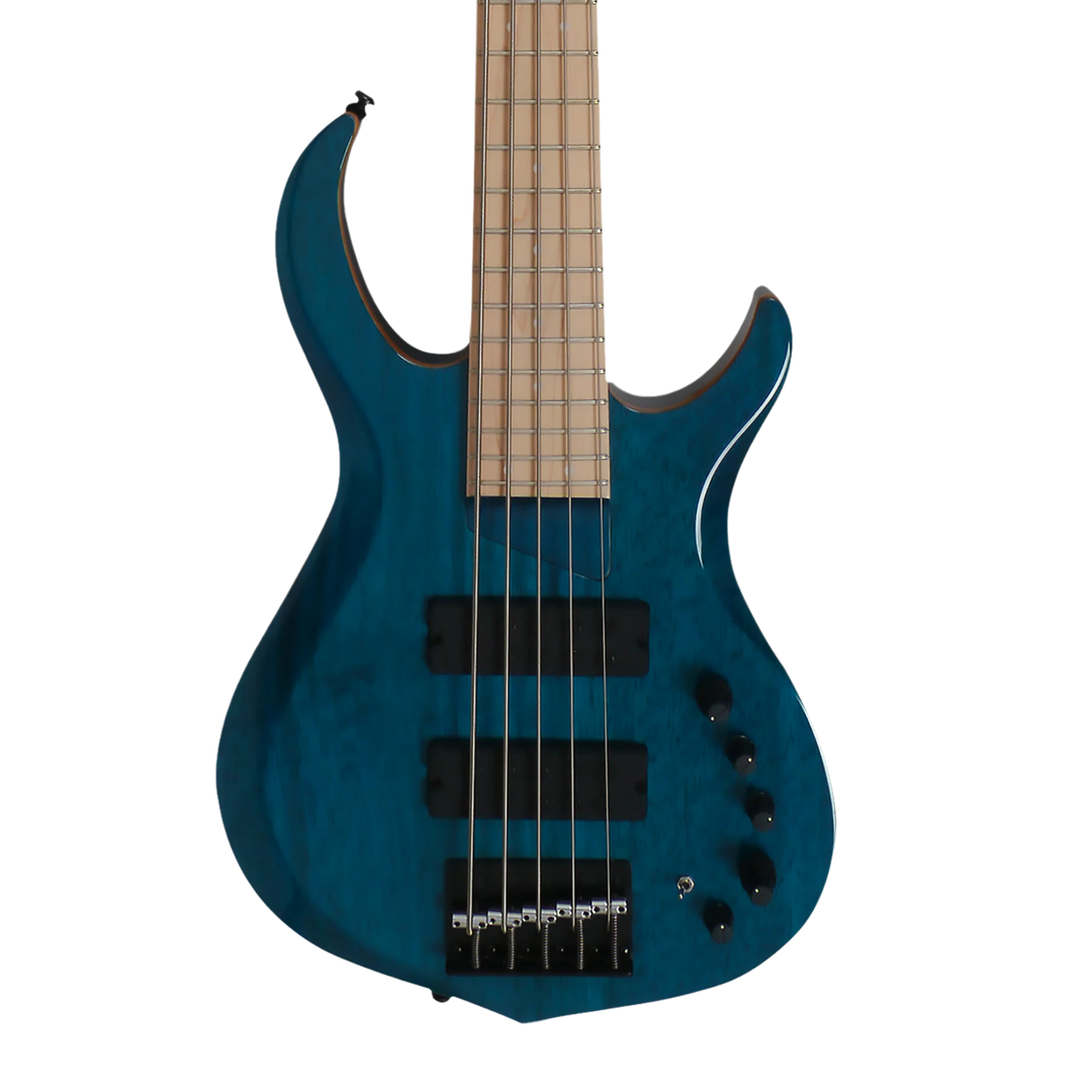 Sire M2-5 Transparent Blue (2nd Gen) - Bajo Eléctrico | Si me hubiesen mostrado los bajos Sire guiándonos solamente por el precio, habría tenido muchas dudas sobre qué tan buenos serían. Afortunadamente, tuve la oportunidad de ver uno y tocarlo sin saber