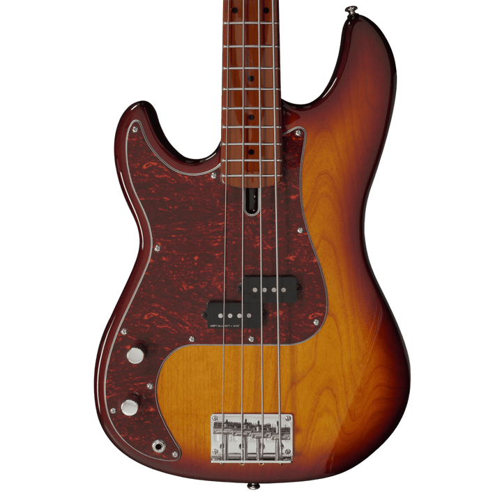 Sire P5 Tobacco Sunburst (Zurdo) - Bajo Eléctrico | Cuerpo • Modelo: P5• Madera: Alder• Terminación: Polyurethane Brazo • Madera: Roasted Hard Maple• Perfil: “C”• Terminación: Satin • Espaciado: 18mm• Escala: 34” • Nuez: Hueso Diapasón • Madera: Roasted H