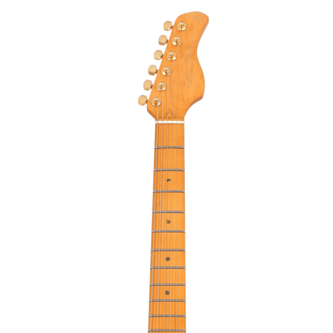 Sire S10 HSS Natural Burst - Guitarra Eléctrica | S10 SSS es el modelo de gama alta en la serie S, que presenta un cuerpo de Swamp Ash. Utiliza piezas de calidad comprobada, como las tres pastillas simples Duncan, puente de marca Gotoh y mástil con radio