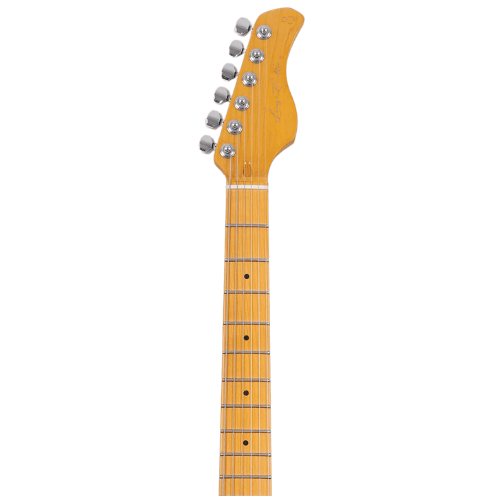 Sire S5 Black - Guitarra Eléctrica | S5 es la nueva incorporación a la serie S, construida con un cuerpo de aliso norteamericano y un mástil de arce. El modelo S5 está configurado con una electrónica y hardware tradicionales que garantizan la máxima comod