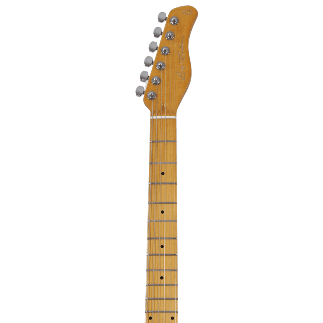 Sire T7 TV Natural - Guitarra Eléctrica | Una variante de cuerpo tipo T con cavidades que incluye un agujero en forma de 'F'. Llamados 'modelos Thinline', Sire presenta dos variaciones. El T7TV presenta el conjunto de pastillas LC Super-T. El añadido aguj