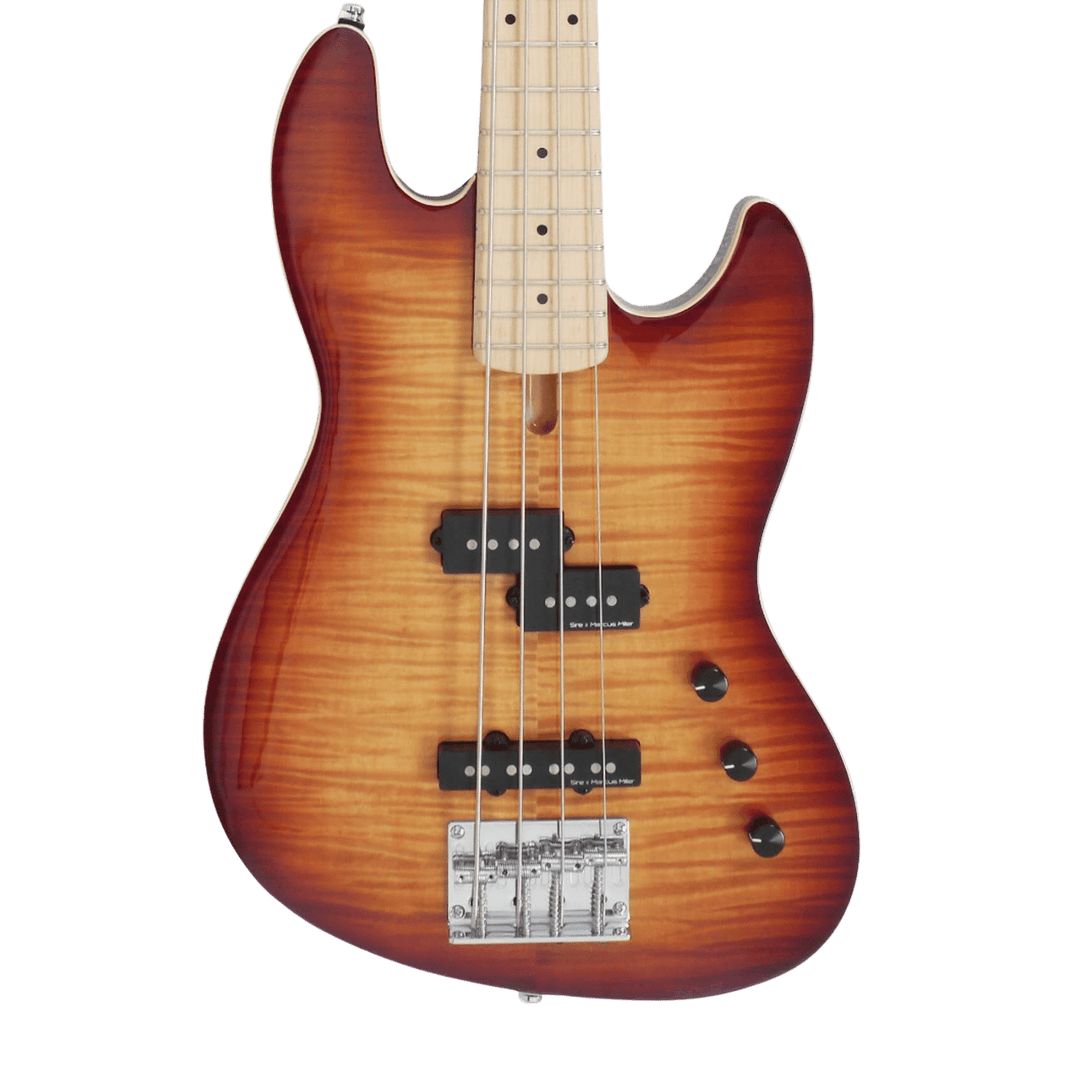 Sire U5 Tobacco Sunburst (2nd Gen) - Bajo Eléctrico | Si me hubiesen mostrado los bajos Sire guiándonos solamente por el precio, habría tenido muchas dudas sobre qué tan buenos serían. Afortunadamente, tuve la oportunidad de ver uno y tocarlo sin saber cu