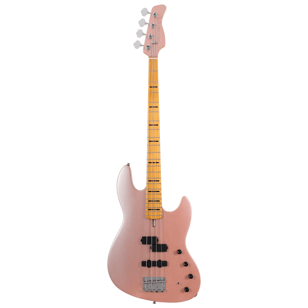 Sire U7 Rosegold - Bajo Eléctrico | The full-scale version of the U5 short-scale bass. It features a lightweight streamlined body and introduces closed pickups and a new preamp, encompassing elements that the younger generation would appreciate. Its sleek