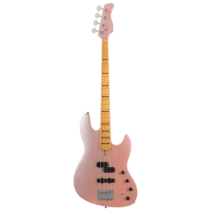 Sire U7 Rosegold - Bajo Eléctrico | The full-scale version of the U5 short-scale bass. It features a lightweight streamlined body and introduces closed pickups and a new preamp, encompassing elements that the younger generation would appreciate. Its sleek