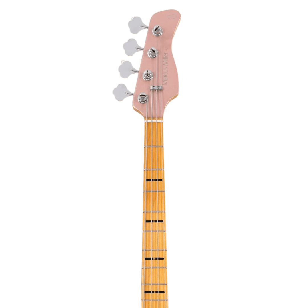 Sire U7 Rosegold - Bajo Eléctrico | The full-scale version of the U5 short-scale bass. It features a lightweight streamlined body and introduces closed pickups and a new preamp, encompassing elements that the younger generation would appreciate. Its sleek