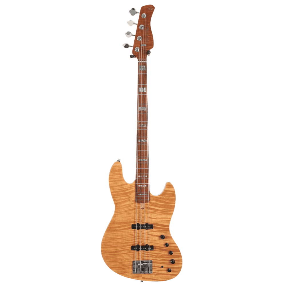 Sire V10 Natural (2nd Gen) - Bajo Eléctrico | Un modelo de alta calidad en la serie Sire Marcus Miller. El Sire V10 coloca a la serie V en otro nivel en términos de detalle, tocabilidad y comodidad. Con un mástil de arce flameado tostado en forma de C y u