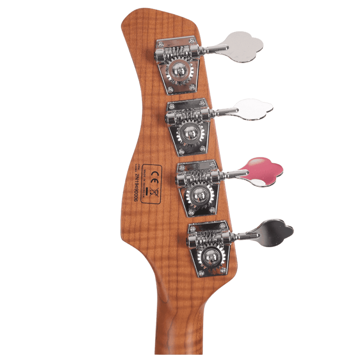 Sire V10 Natural (2nd Gen) - Bajo Eléctrico | Un modelo de alta calidad en la serie Sire Marcus Miller. El Sire V10 coloca a la serie V en otro nivel en términos de detalle, tocabilidad y comodidad. Con un mástil de arce flameado tostado en forma de C y u