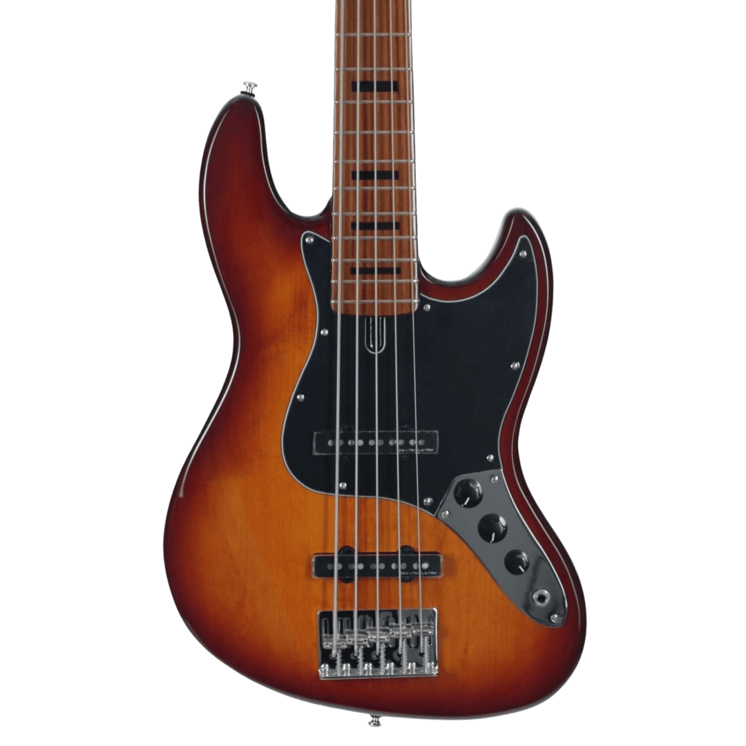 Sire V5-5 Tobacco Sunburst (2nd Gen) - Bajo Eléctrico | Si me hubiesen mostrado los bajos Sire guiándonos solamente por el precio, habría tenido muchas dudas sobre qué tan buenos serían. Afortunadamente, tuve la oportunidad de ver uno y tocarlo sin saber