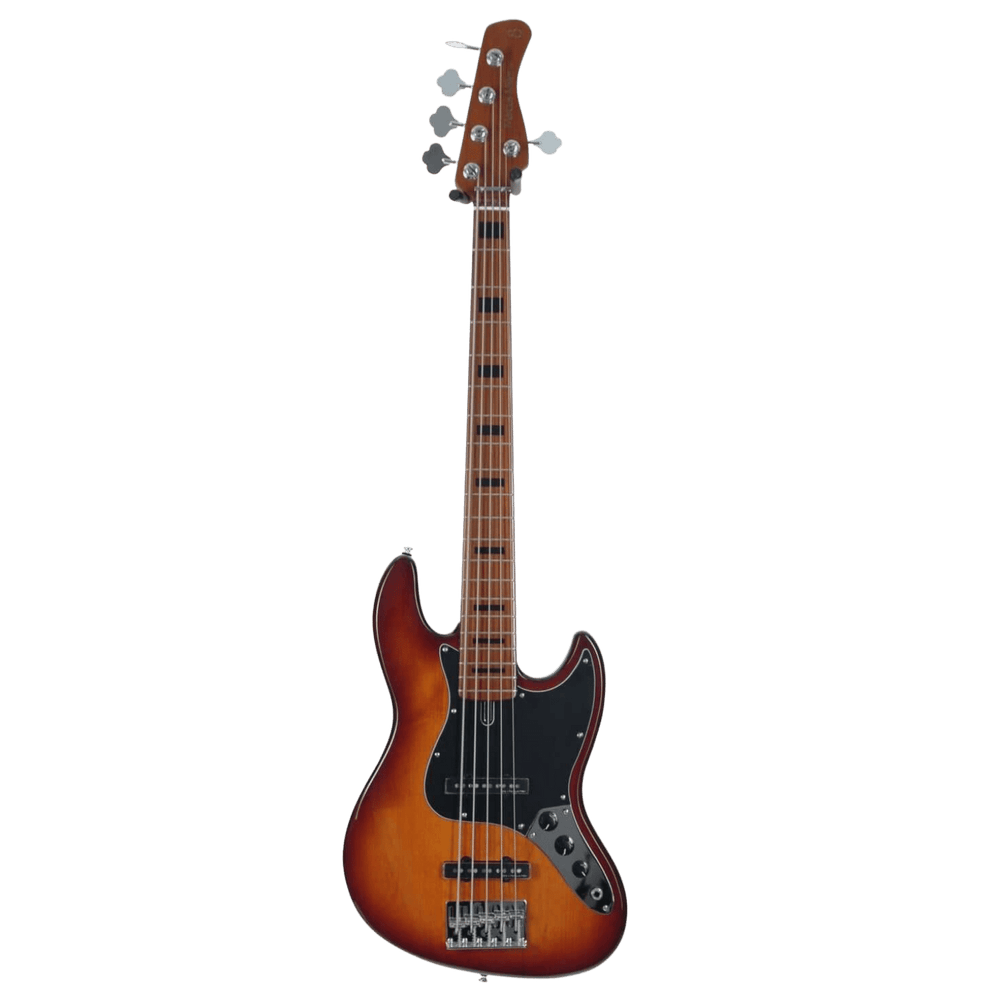 Sire V5-5 Tobacco Sunburst (2nd Gen) - Bajo Eléctrico | Si me hubiesen mostrado los bajos Sire guiándonos solamente por el precio, habría tenido muchas dudas sobre qué tan buenos serían. Afortunadamente, tuve la oportunidad de ver uno y tocarlo sin saber