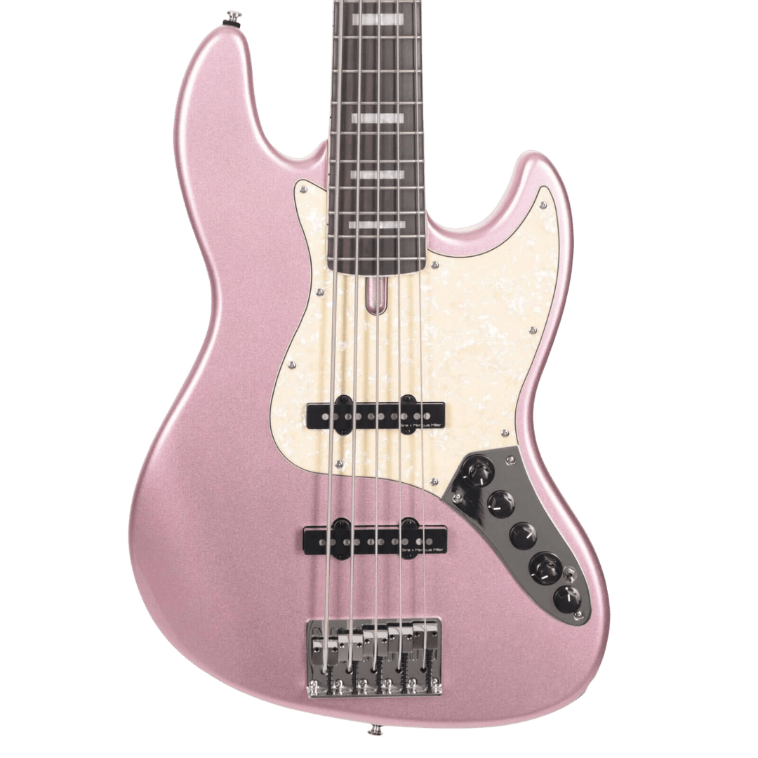 Sire V7 Alder-5 Burgundy (2nd Gen) - Bajo Eléctrico | Si me hubiesen mostrado los bajos Sire guiándonos solamente por el precio, habría tenido muchas dudas sobre qué tan buenos serían. Afortunadamente, tuve la oportunidad de ver uno y tocarlo sin saber cu