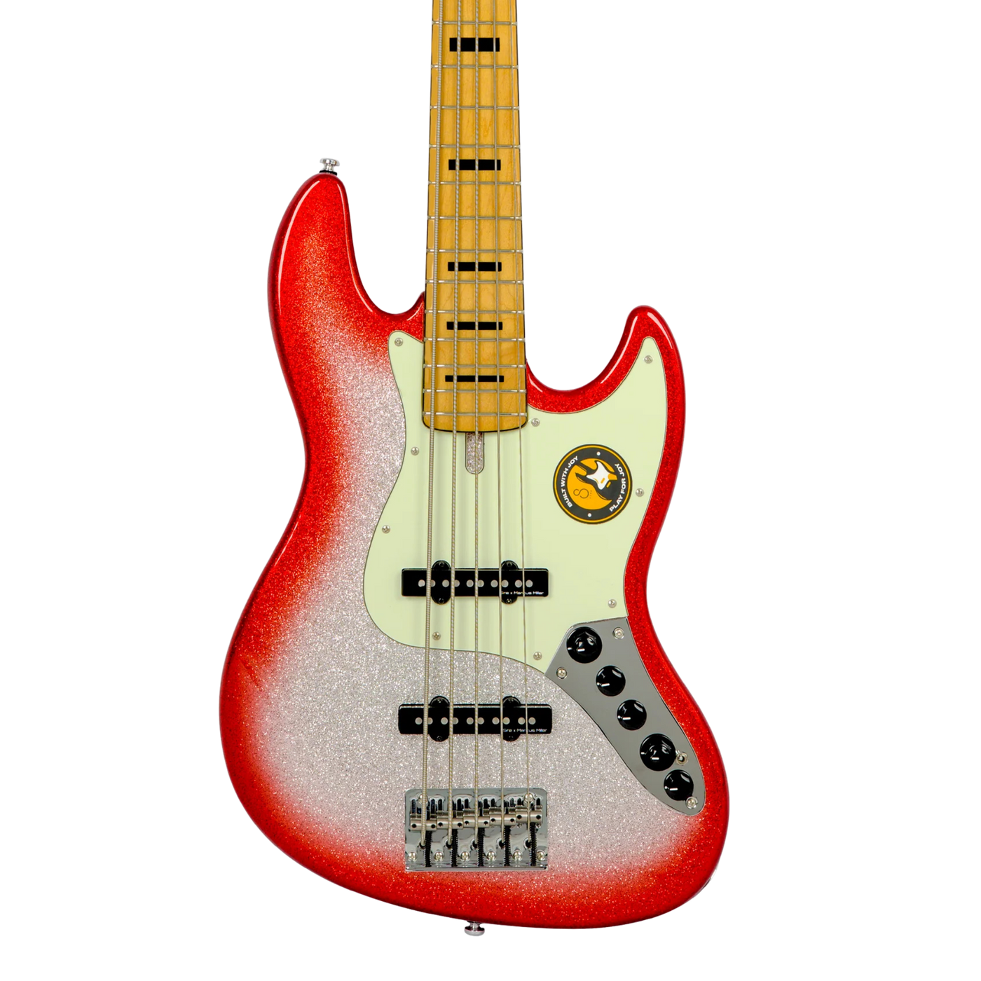 Sire V7 Alder-5 Redburst Sparkle (2nd Gen) - Bajo Eléctrico | Si me hubiesen mostrado los bajos Sire guiándonos solamente por el precio, habría tenido muchas dudas sobre qué tan buenos serían. Afortunadamente, tuve la oportunidad de ver uno y tocarlo sin