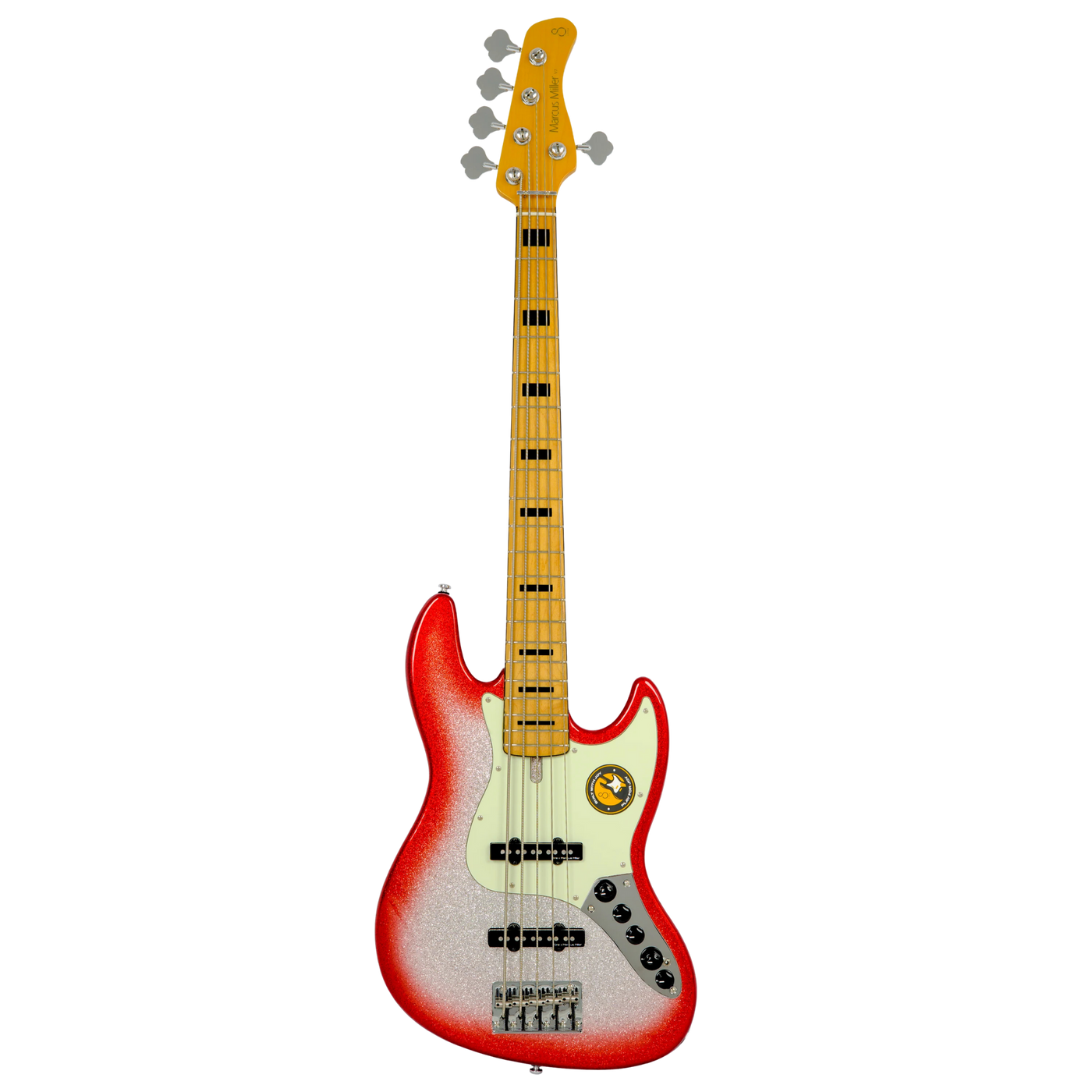 Sire V7 Alder-5 Redburst Sparkle (2nd Gen) - Bajo Eléctrico | Si me hubiesen mostrado los bajos Sire guiándonos solamente por el precio, habría tenido muchas dudas sobre qué tan buenos serían. Afortunadamente, tuve la oportunidad de ver uno y tocarlo sin