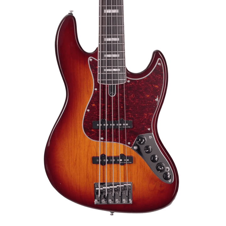 Sire V7 Alder-5 Tobacco Sunburst (2nd Gen) - Bajo Eléctrico | Si me hubiesen mostrado los bajos Sire guiándonos solamente por el precio, habría tenido muchas dudas sobre qué tan buenos serían. Afortunadamente, tuve la oportunidad de ver uno y tocarlo sin