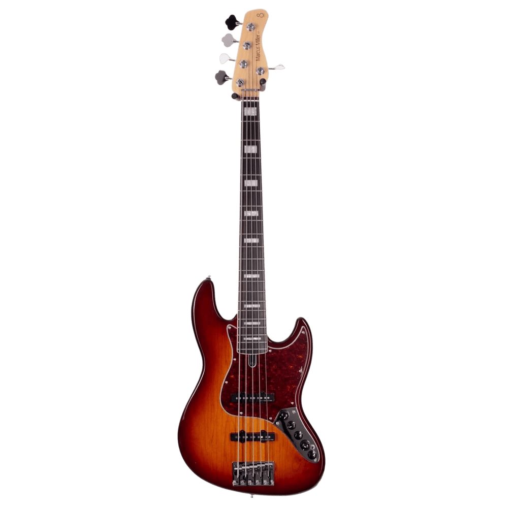 Sire V7 Alder-5 Tobacco Sunburst (2nd Gen) - Bajo Eléctrico | Si me hubiesen mostrado los bajos Sire guiándonos solamente por el precio, habría tenido muchas dudas sobre qué tan buenos serían. Afortunadamente, tuve la oportunidad de ver uno y tocarlo sin
