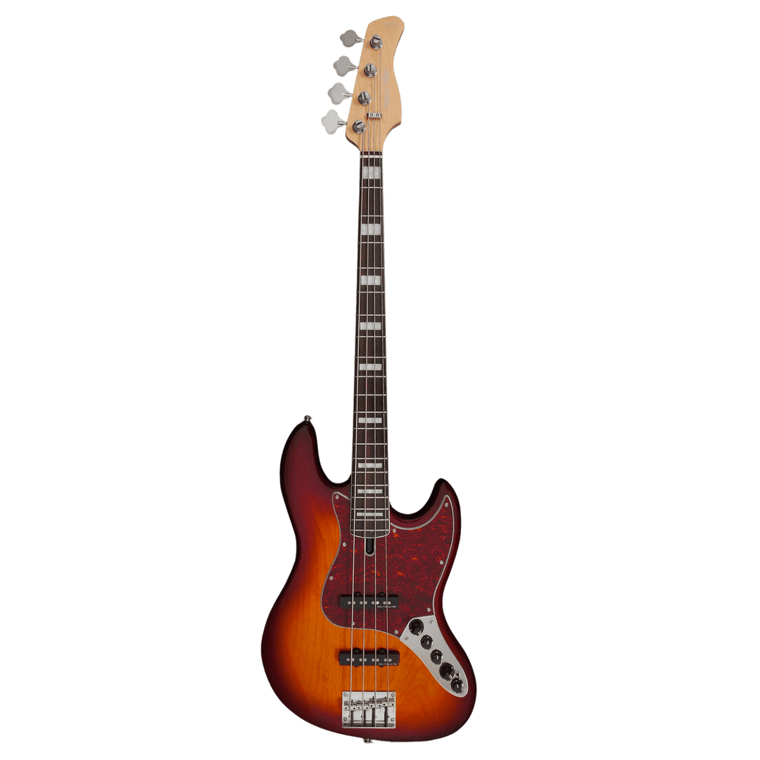Sire V7 Alder Tobacco Sunburst (2nd Gen) - Bajo Eléctrico | Si me hubiesen mostrado los bajos Sire guiándonos solamente por el precio, habría tenido muchas dudas sobre qué tan buenos serían. Afortunadamente, tuve la oportunidad de ver uno y tocarlo sin sa