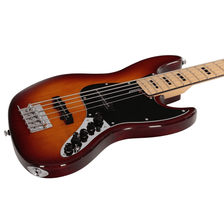 Sire V7 Vintage Alder-5 Tobacco Sunburst (2nd Generation) - Bajo Eléctrico | Si me hubiesen mostrado los bajos Sire guiándonos solamente por el precio, habría tenido muchas dudas sobre qué tan buenos serían. Afortunadamente, tuve la oportunidad de ver uno