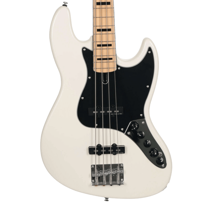 Sire V7 Vintage Alder Antique White (2nd Gen) - Bajo Eléctrico | Si me hubiesen mostrado los bajos Sire guiándonos solamente por el precio, habría tenido muchas dudas sobre qué tan buenos serían. Afortunadamente, tuve la oportunidad de ver uno y tocarlo s