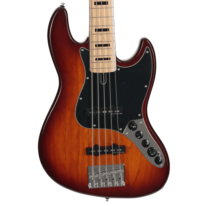 Sire V7 Vintage Ash-5 Tobacco Sunburst (2nd Gen) - Bajo Eléctrico | Si me hubiesen mostrado los bajos Sire guiándonos solamente por el precio, habría tenido muchas dudas sobre qué tan buenos serían. Afortunadamente, tuve la oportunidad de ver uno y tocarl