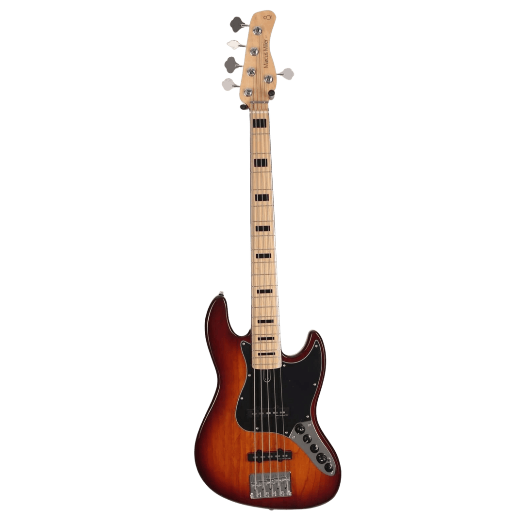 Sire V7 Vintage Ash-5 Tobacco Sunburst (2nd Gen) - Bajo Eléctrico | Si me hubiesen mostrado los bajos Sire guiándonos solamente por el precio, habría tenido muchas dudas sobre qué tan buenos serían. Afortunadamente, tuve la oportunidad de ver uno y tocarl