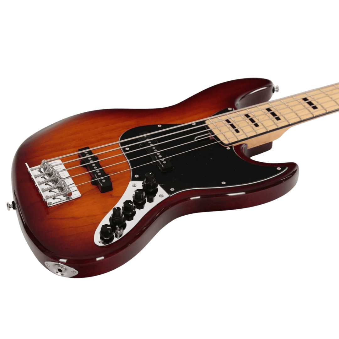 Sire V7 Vintage Ash-5 Tobacco Sunburst (2nd Gen) - Bajo Eléctrico | Si me hubiesen mostrado los bajos Sire guiándonos solamente por el precio, habría tenido muchas dudas sobre qué tan buenos serían. Afortunadamente, tuve la oportunidad de ver uno y tocarl