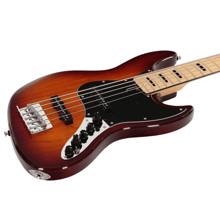 Sire V7 Vintage Ash-5 Tobacco Sunburst (2nd Gen) - Bajo Eléctrico | Si me hubiesen mostrado los bajos Sire guiándonos solamente por el precio, habría tenido muchas dudas sobre qué tan buenos serían. Afortunadamente, tuve la oportunidad de ver uno y tocarl