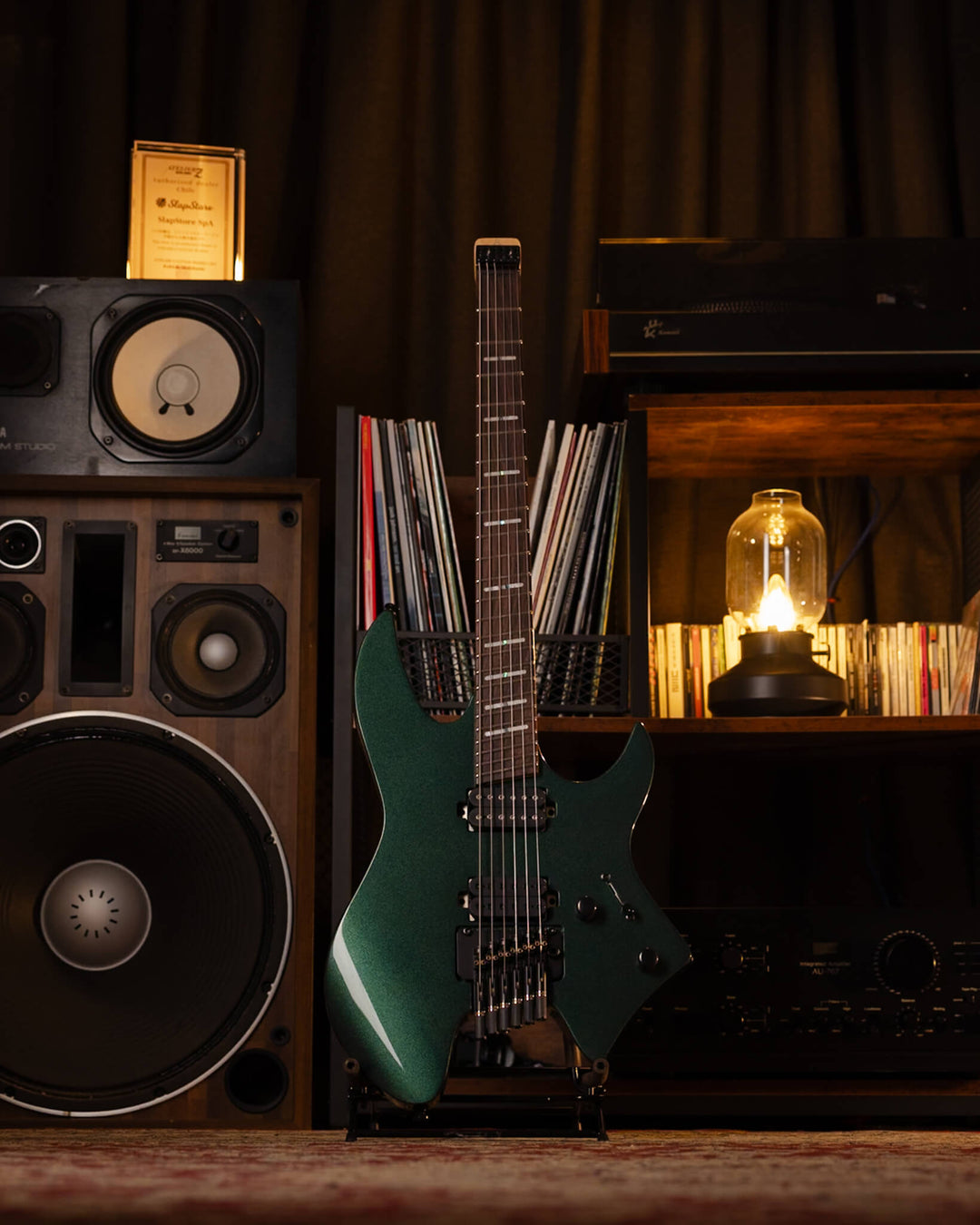 Sire X6 Headless Metallic Green - Guitarra Eléctrica