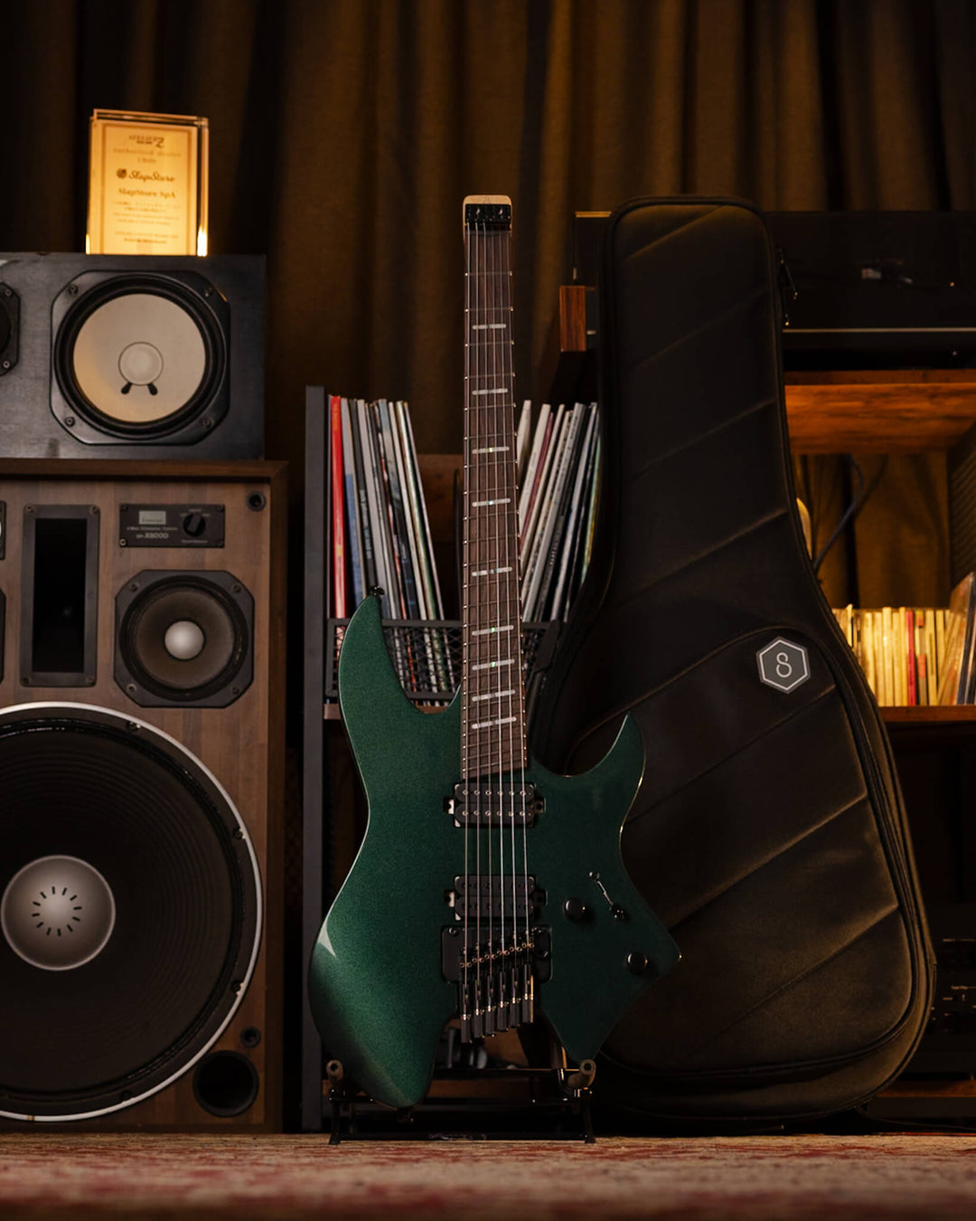 Sire X6 Headless Metallic Green - Guitarra Eléctrica