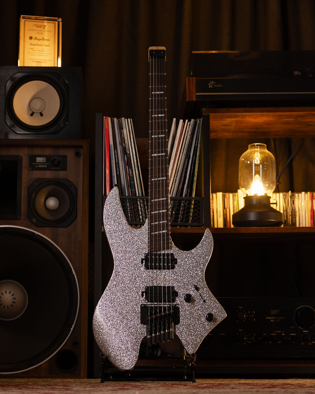 Sire X6 Headless Silver Sparkle - Guitarra Eléctrica