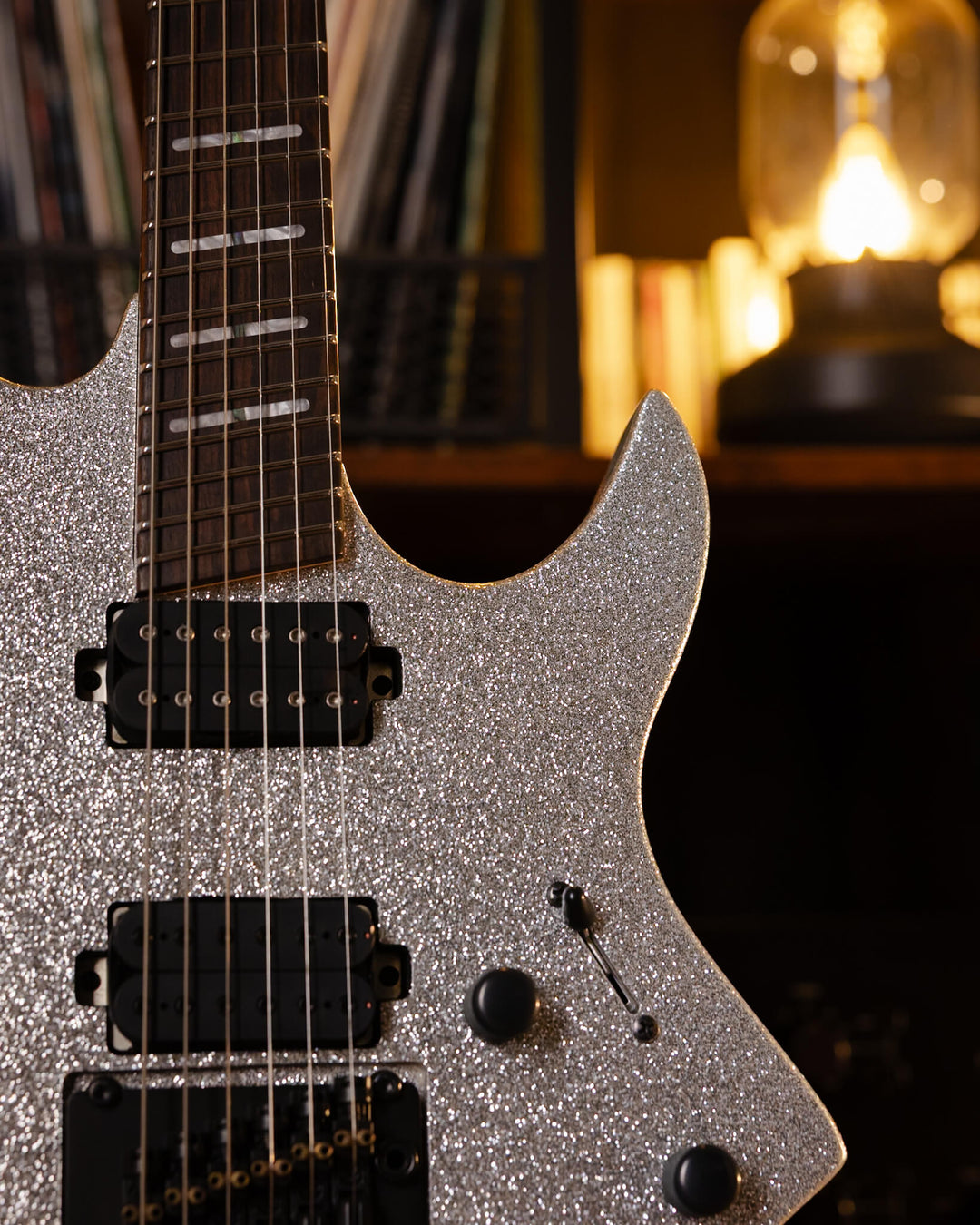 Sire X6 Headless Silver Sparkle - Guitarra Eléctrica