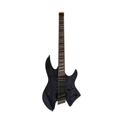 Sire X6 Headless Transparent Black - Guitarra Eléctrica | Cuerpo • Modelo: Sire X-Headless Shape • Madera: Mahogany • Top: Ash Veneer Top• Terminación: Metallic Green Gloss Brazo • Madera: Hard Maple (Reverse Head Shape)• Perfil: C-Shape• Terminación: Glo