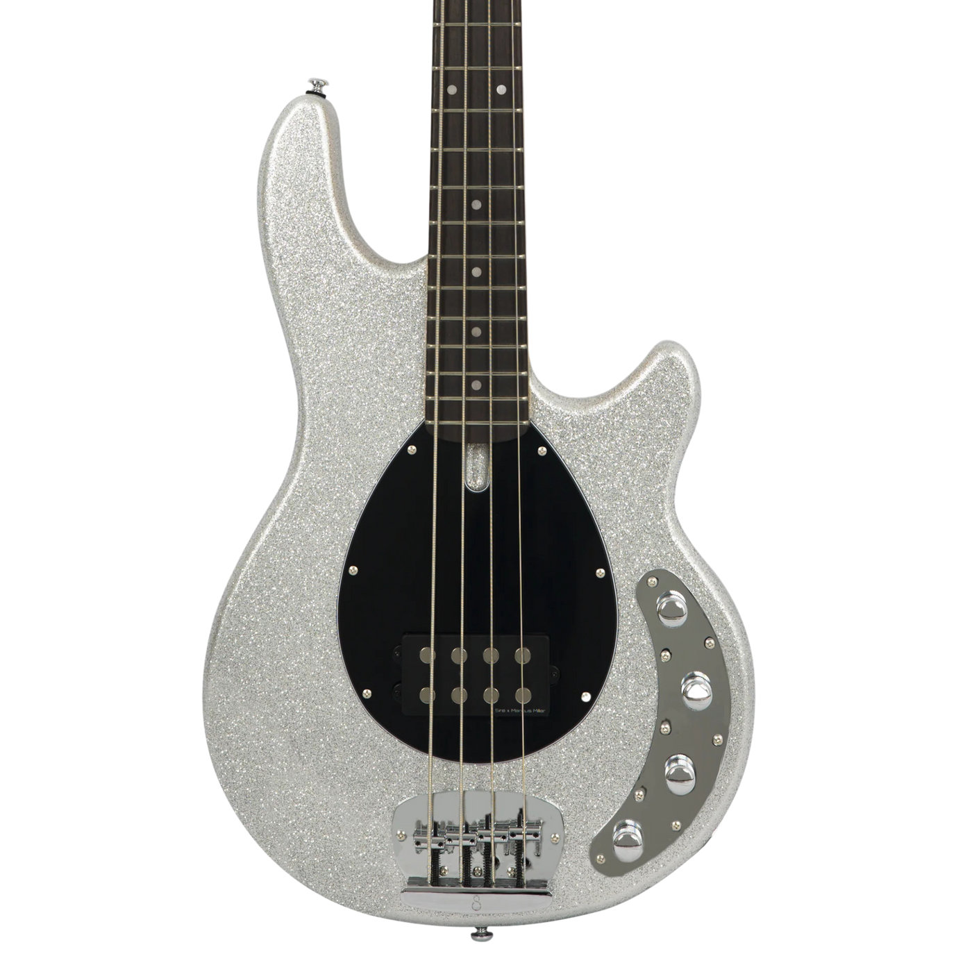 Sire Z3 Silver Sparkle - Bajo Eléctrico | Sire Z3 presenta graves más profundos y satisfactorios gracias a una ecualización activa adecuada para músicos que buscan un sonido de humbucker agradable. Con el nuevo cuerpo de bajo Z-bass con golpeador en forma