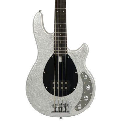 Sire Z3 Silver Sparkle - Bajo Eléctrico | Sire Z3 presenta graves más profundos y satisfactorios gracias a una ecualización activa adecuada para músicos que buscan un sonido de humbucker agradable. Con el nuevo cuerpo de bajo Z-bass con golpeador en forma
