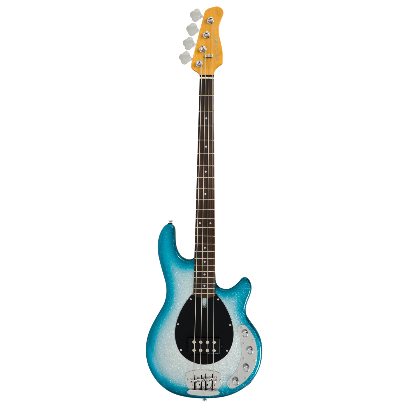 Sire Z3 Skyburst Sparkle - Bajo Eléctrico | Sire Z3 presenta graves más profundos y satisfactorios gracias a una ecualización activa adecuada para músicos que buscan un sonido de humbucker agradable. Con el nuevo cuerpo de bajo Z-bass con golpeador en for