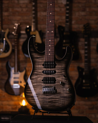 Suhr Modern Plus Trans Charcoal Burst - Guitarra Eléctrica
